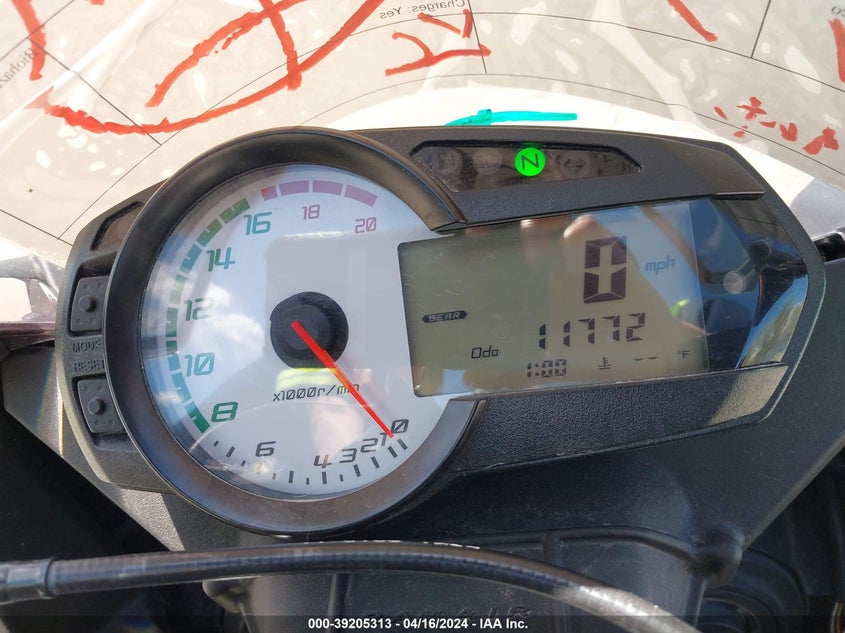 2012 KAWASAKI ZX600 R - JKAZX4R18CA033827