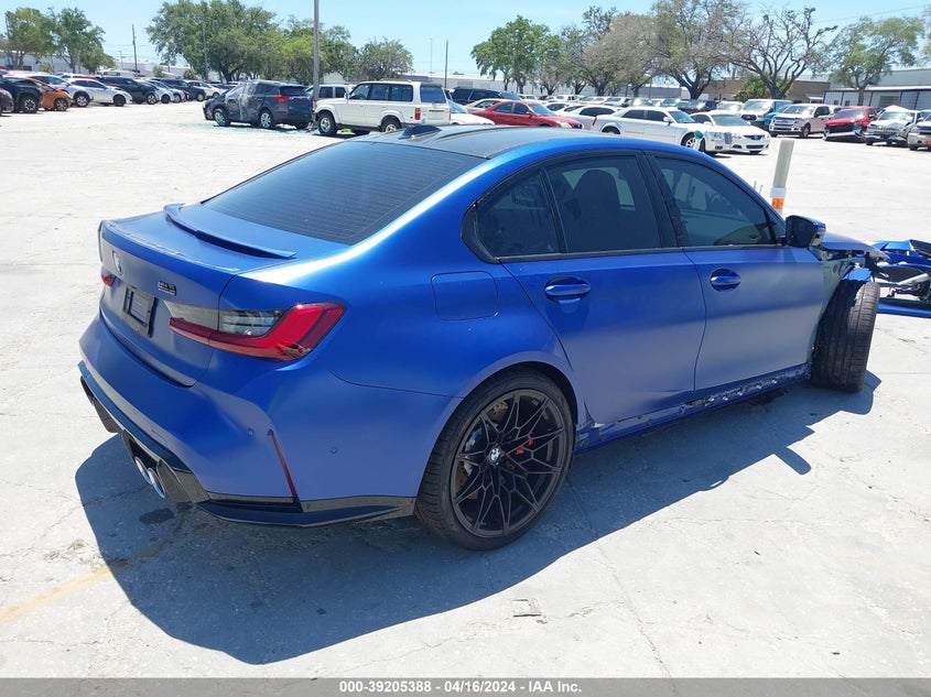 2024 BMW M3 Competition VIN: WBS33AY06RFS01385 Lot: 39205388