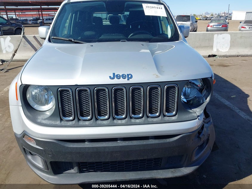 VIN ZACCJABB8JPH34508 2018 JEEP RENEGADE LATITUDE FWD