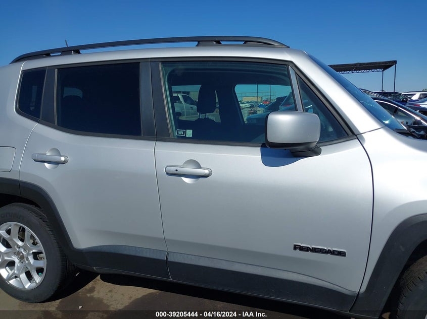 VIN ZACCJABB8JPH34508 2018 JEEP RENEGADE LATITUDE FWD