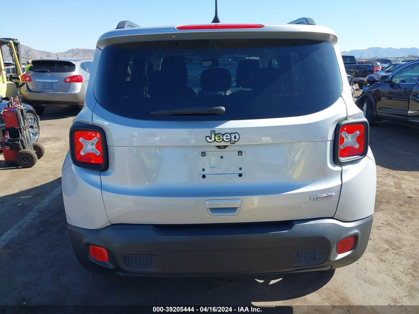 VIN ZACCJABB8JPH34508 2018 JEEP RENEGADE LATITUDE FWD