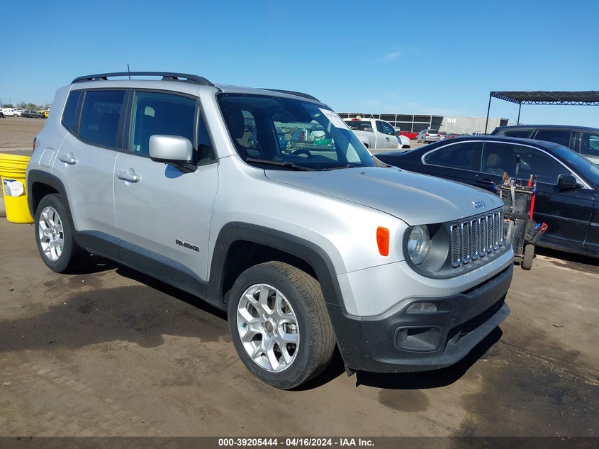 VIN ZACCJABB8JPH34508 2018 JEEP RENEGADE LATITUDE FWD