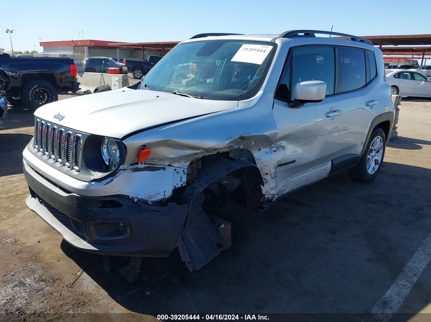 VIN ZACCJABB8JPH34508 2018 JEEP RENEGADE LATITUDE FWD