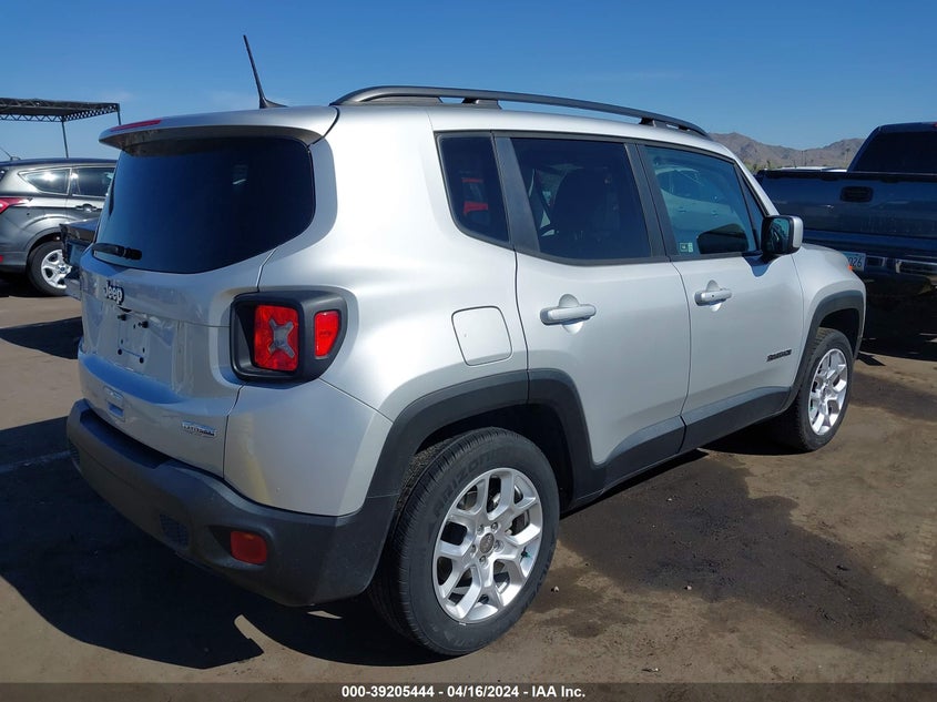 VIN ZACCJABB8JPH34508 2018 JEEP RENEGADE LATITUDE FWD