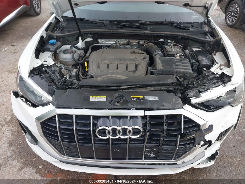 2021 Audi Q3 Premium 45 Tfsi S Line Quattro Tiptronic VIN: WA1DECF35M1083179 Lot: 39205481