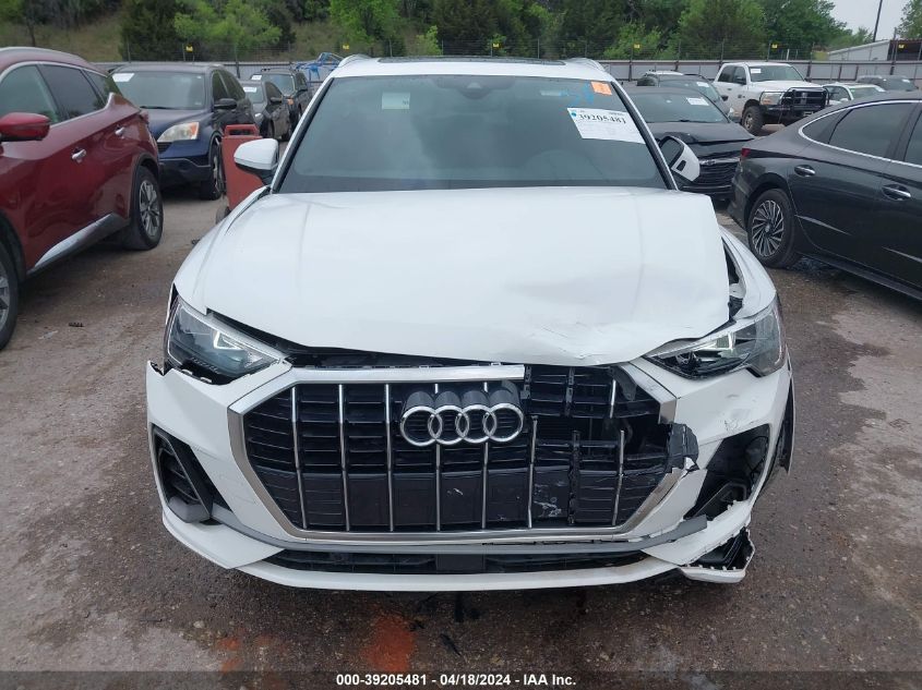 2021 Audi Q3 Premium 45 Tfsi S Line Quattro Tiptronic VIN: WA1DECF35M1083179 Lot: 39205481