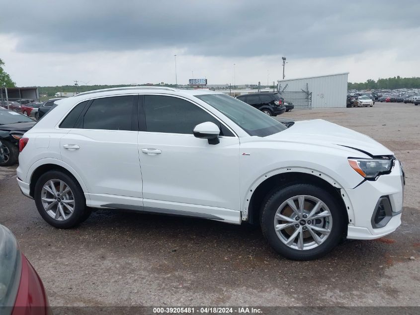 2021 Audi Q3 Premium 45 Tfsi S Line Quattro Tiptronic VIN: WA1DECF35M1083179 Lot: 39205481