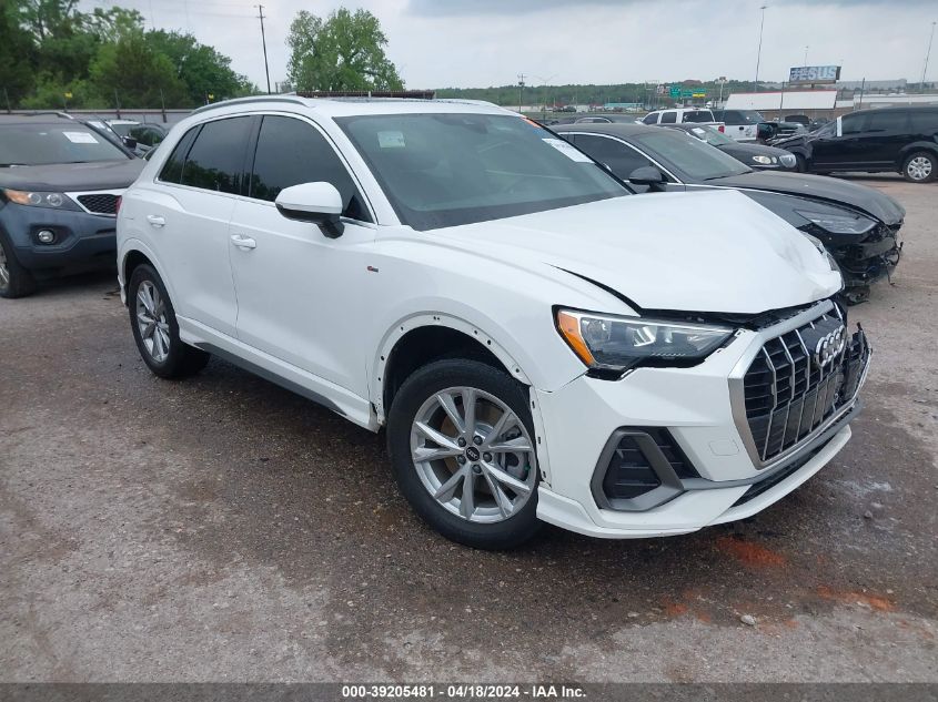 2021 Audi Q3 Premium 45 Tfsi S Line Quattro Tiptronic VIN: WA1DECF35M1083179 Lot: 39205481