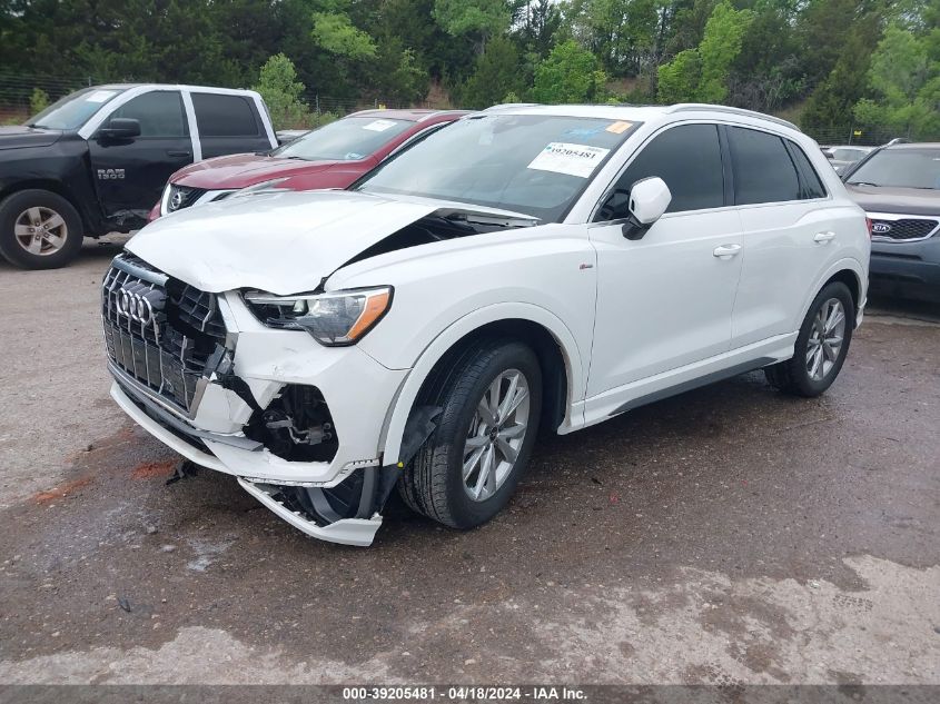 2021 Audi Q3 Premium 45 Tfsi S Line Quattro Tiptronic VIN: WA1DECF35M1083179 Lot: 39205481