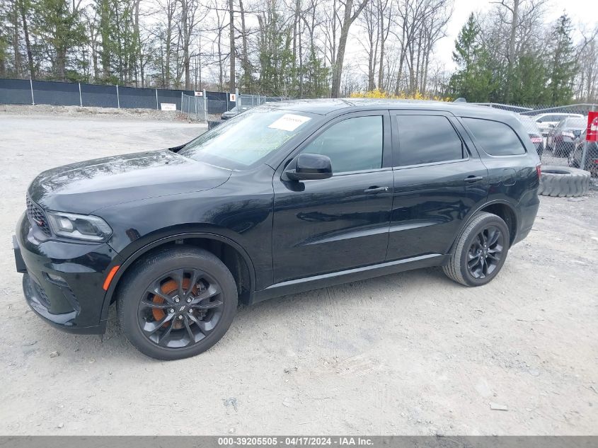 2021 Dodge Durango Gt Awd VIN: 1C4RDJDG9MC522347 Lot: 39205505