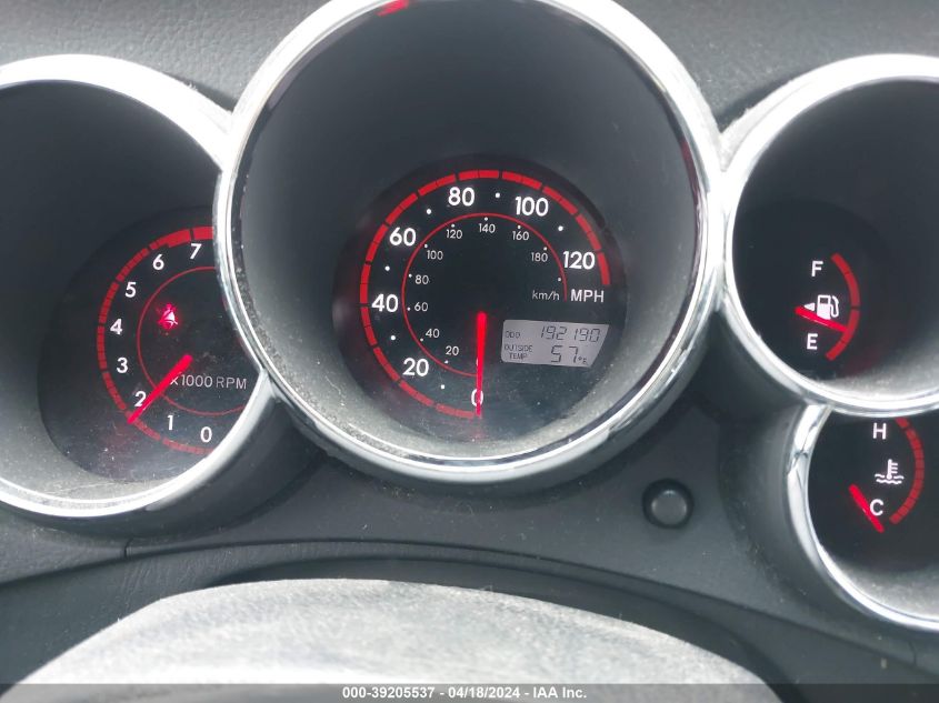 2008 Pontiac Vibe VIN: 5Y2SL65898Z423197 Lot: 39205537