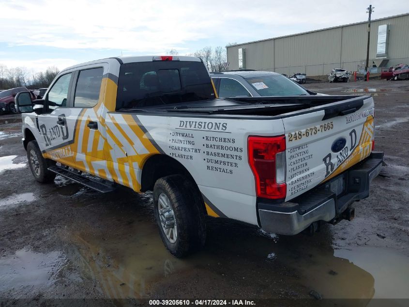 2019 Ford F-250 Xl VIN: 1FT7W2BT4KEE10287 Lot: 39205610