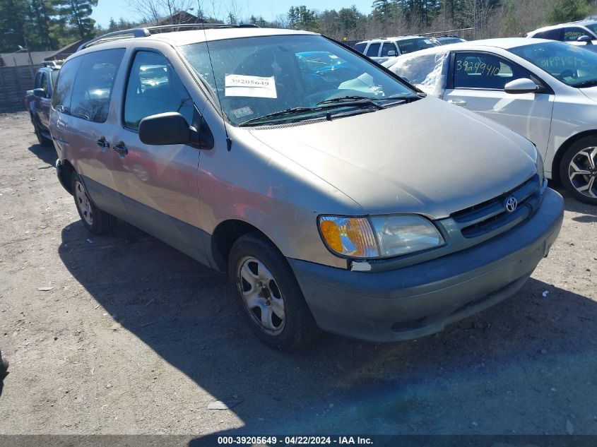 2003 Toyota Sienna Ce VIN: 4T3ZF19C53U551954 Lot: 39205649