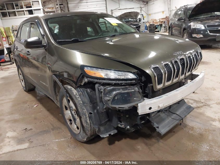 2015 Jeep Cherokee Sport VIN: 1C4PJMAB6FW636446 Lot: 39205769