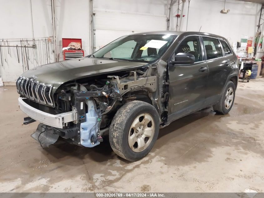 2015 Jeep Cherokee Sport VIN: 1C4PJMAB6FW636446 Lot: 39205769