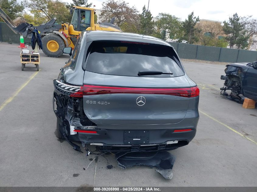 2023 Mercedes-Benz Eqs 450+ Suv VIN: 4JGDM2DB4PA029837 Lot: 39205998