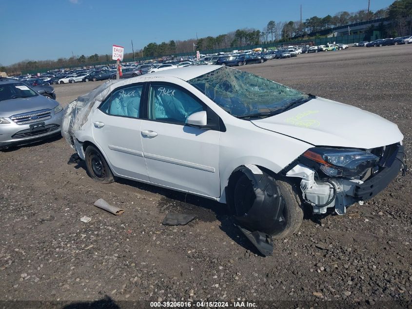 2018 Toyota Corolla Le VIN: 2T1BURHE3JC094139 Lot: 39206016