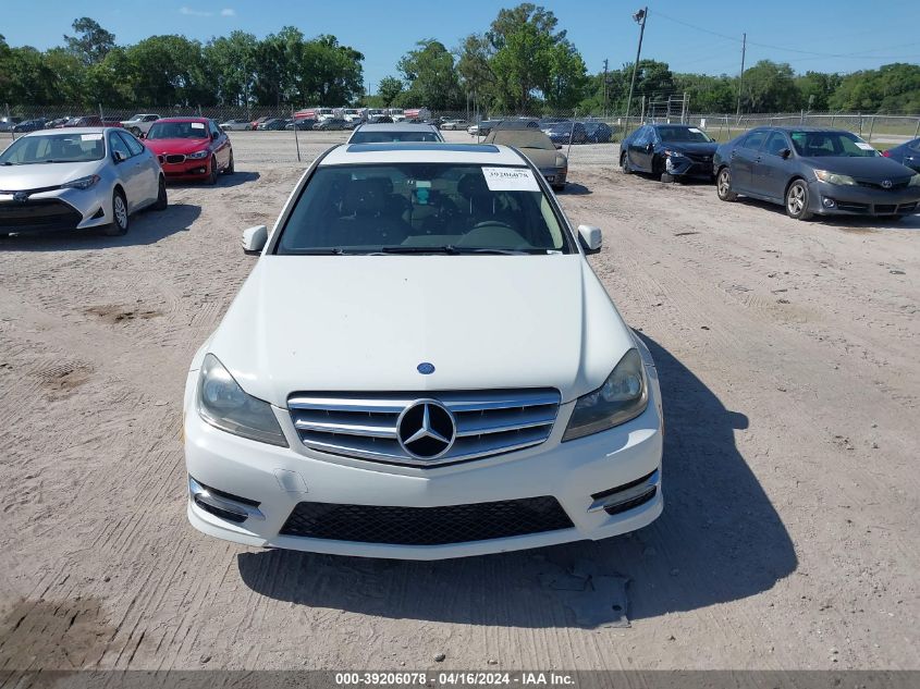 WDDGF4HB8CA608380 | 2012 MERCEDES-BENZ C 250