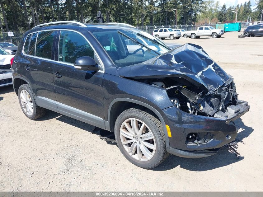 2014 VOLKSWAGEN TIGUAN SE - WVGBV3AX9EW573342