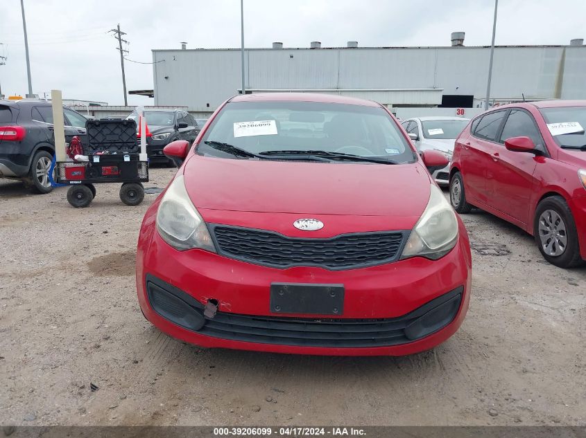 2014 Kia Rio Lx VIN: KNADM4A37E6356193 Lot: 39206099