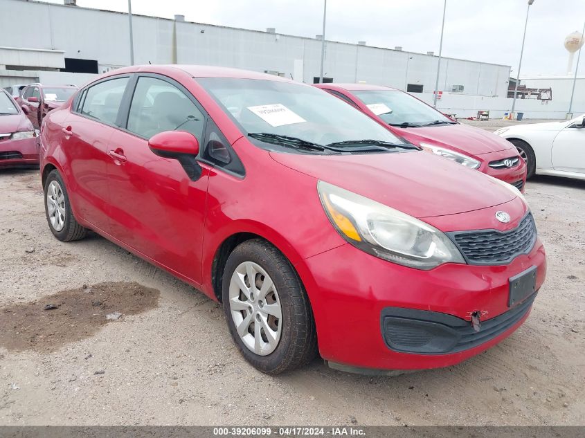 2014 Kia Rio Lx VIN: KNADM4A37E6356193 Lot: 39206099