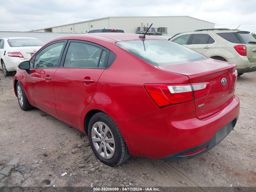 2014 Kia Rio Lx VIN: KNADM4A37E6356193 Lot: 39206099