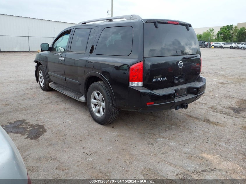 2011 Nissan Armada Sv VIN: 5N1AA0ND3BN616970 Lot: 39206179