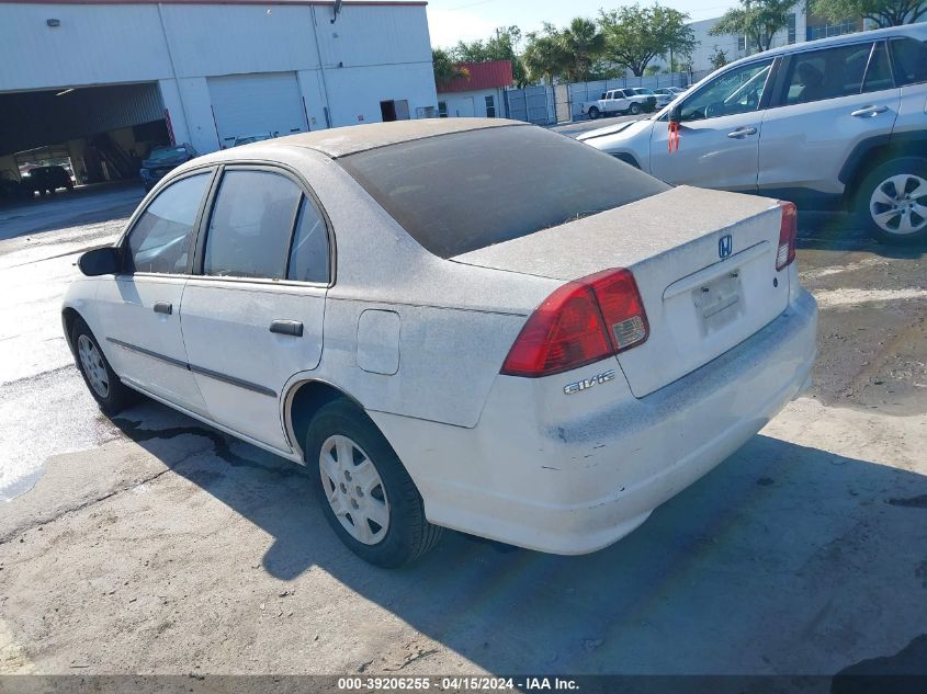 2HGES16314H578621 | 2004 HONDA CIVIC