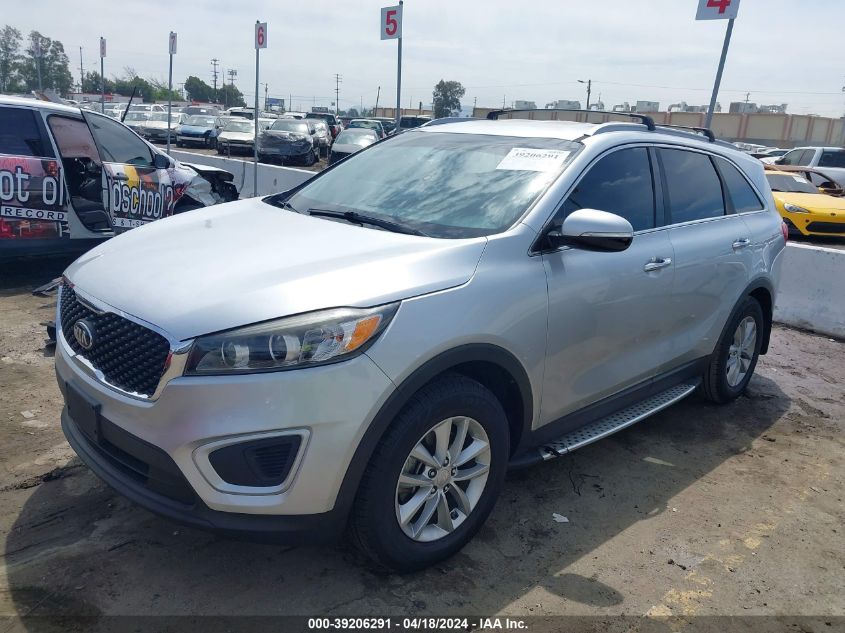 2016 Kia Sorento 2.4L Lx VIN: 5XYPG4A33GG128876 Lot: 39206291