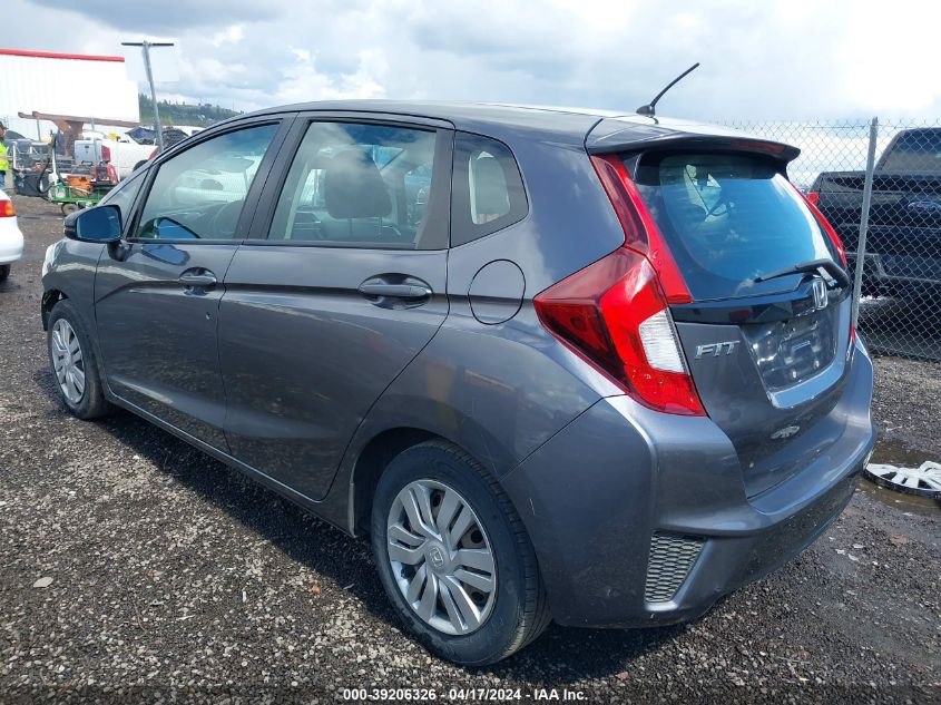 2015 Honda Fit Lx VIN: 3HGGK5H51FM723336 Lot: 39206326