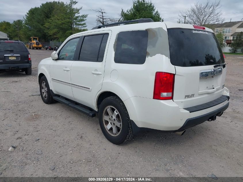 2011 Honda Pilot Touring VIN: 5FNYF4H94BB076840 Lot: 39206329