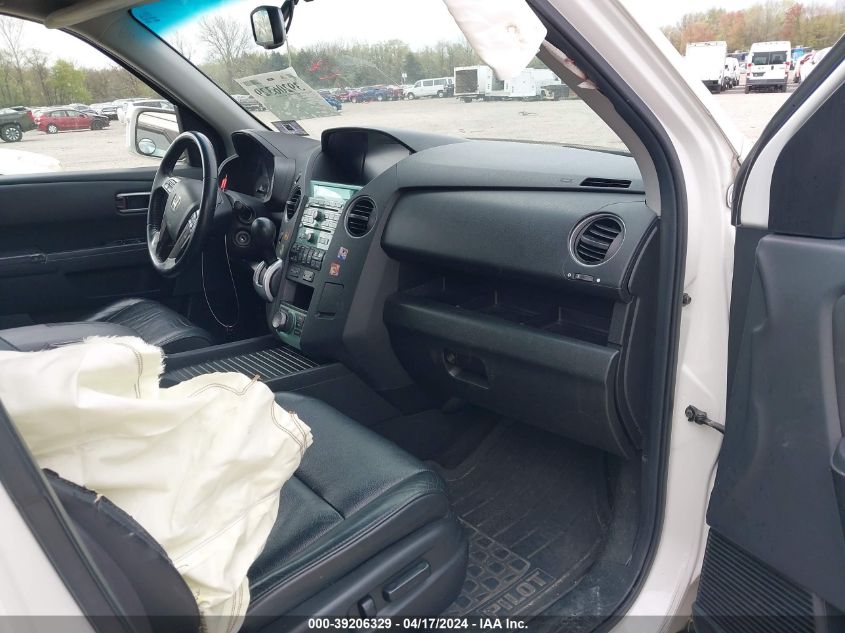 2011 Honda Pilot Touring VIN: 5FNYF4H94BB076840 Lot: 39206329