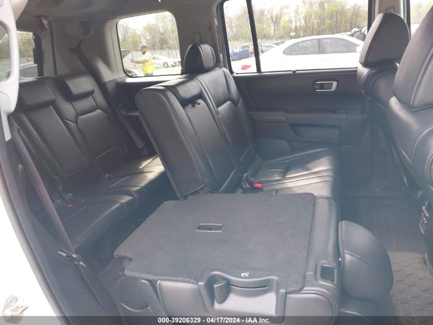 2011 Honda Pilot Touring VIN: 5FNYF4H94BB076840 Lot: 39206329