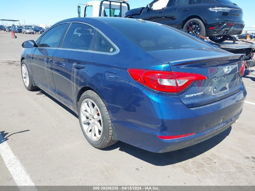 2016 Hyundai Sonata Se VIN: 5NPE24AF9GH409377 Lot: 39206335