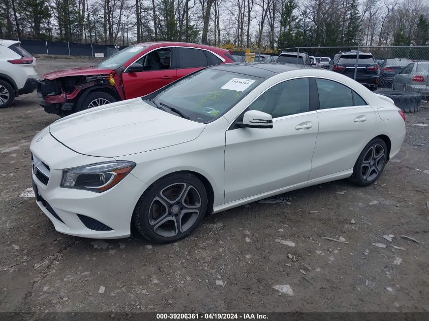 VIN WDDSJ4GB5EN108554 2014 Mercedes-Benz CLA 250, 4... no.2