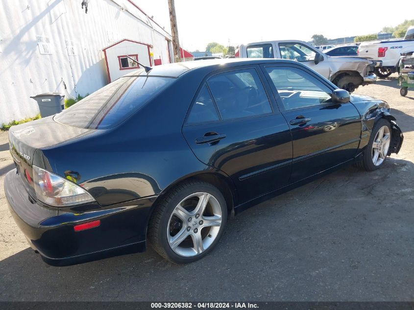 2001 Lexus Is 300 VIN: JTHBD182910019350 Lot: 39206382