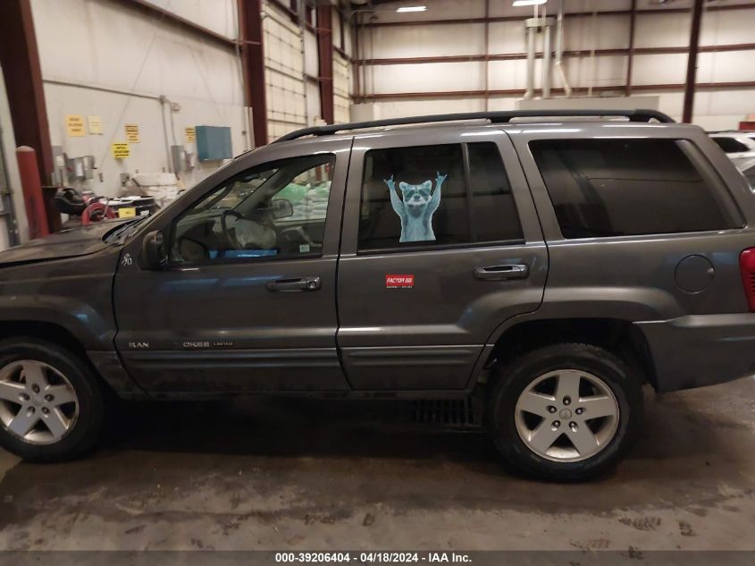 2002 Jeep Grand Cherokee Limited VIN: 1J8GW58N52C171718 Lot: 39206404