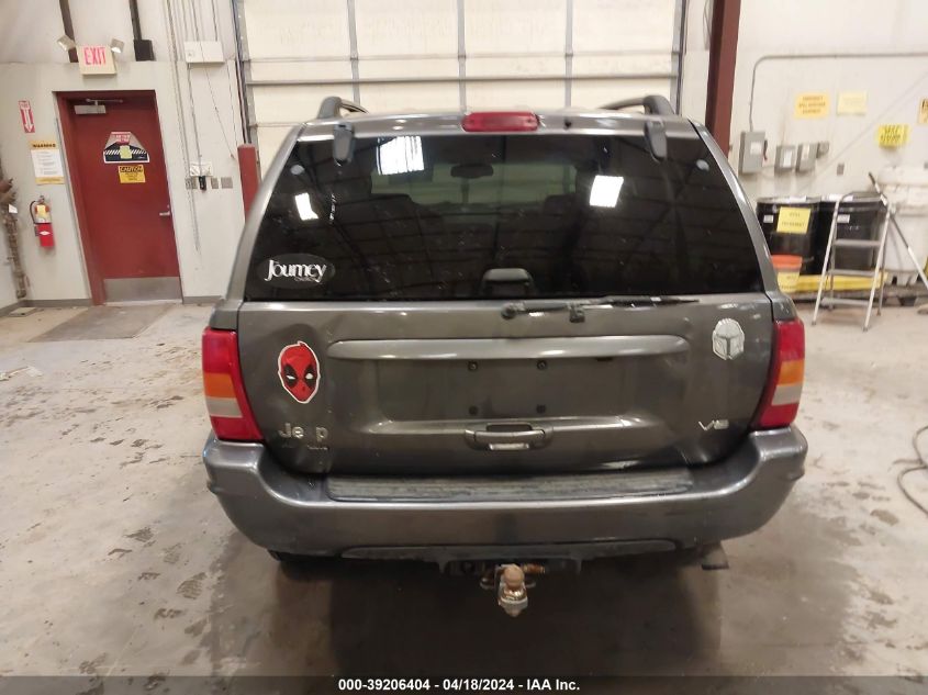 2002 Jeep Grand Cherokee Limited VIN: 1J8GW58N52C171718 Lot: 39206404