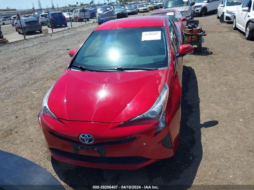 2016 Toyota Prius Two VIN: JTDKBRFU2G3532053 Lot: 39206407