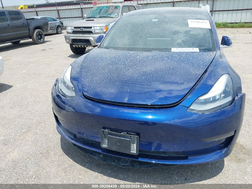 2020 Tesla Model 3 Standard Range Plus Rear-Wheel Drive/Standard Range Rear-Wheel Drive VIN: 5YJ3E1EA2LF807647 Lot: 39206439