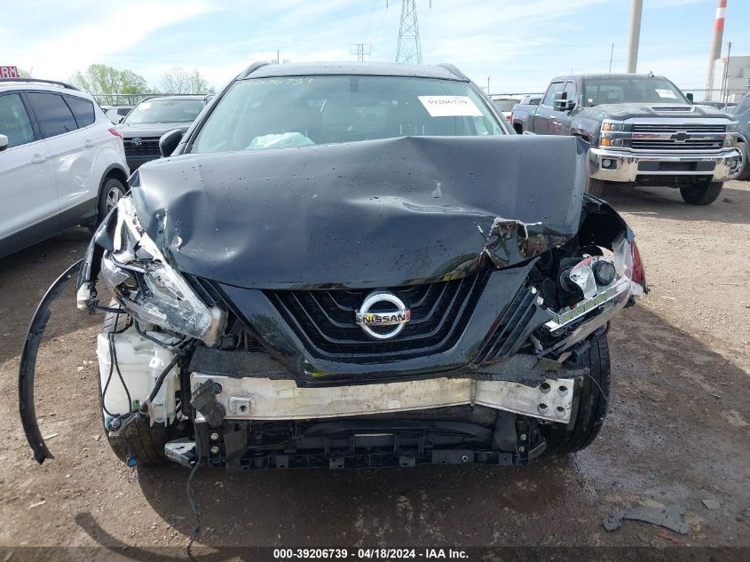 2018 Nissan Murano Sl VIN: 5N1AZ2MH6JN143170 Lot: 39206739