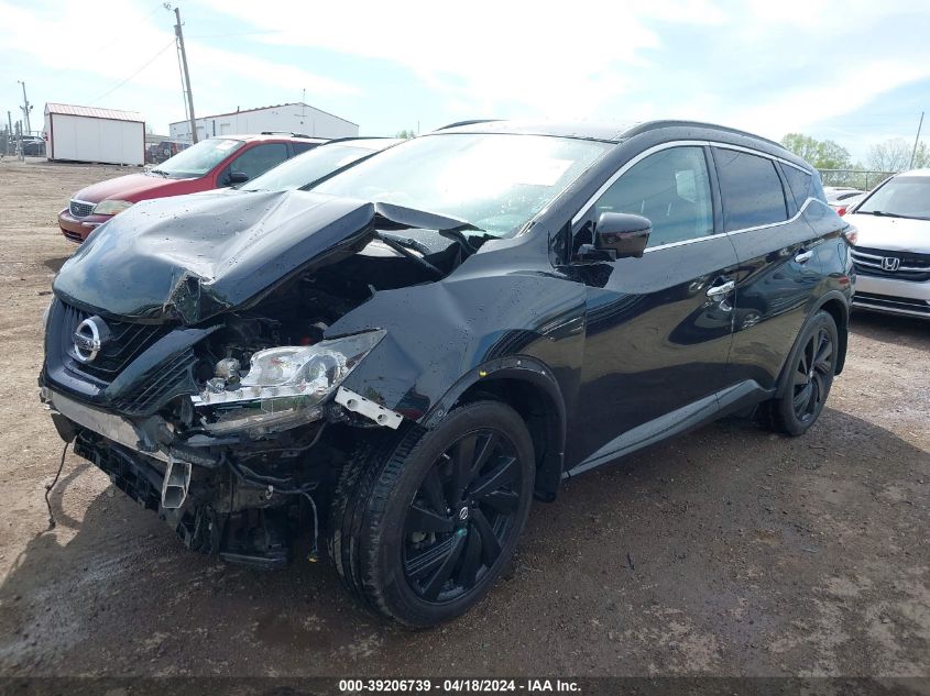 2018 Nissan Murano Sl VIN: 5N1AZ2MH6JN143170 Lot: 39206739