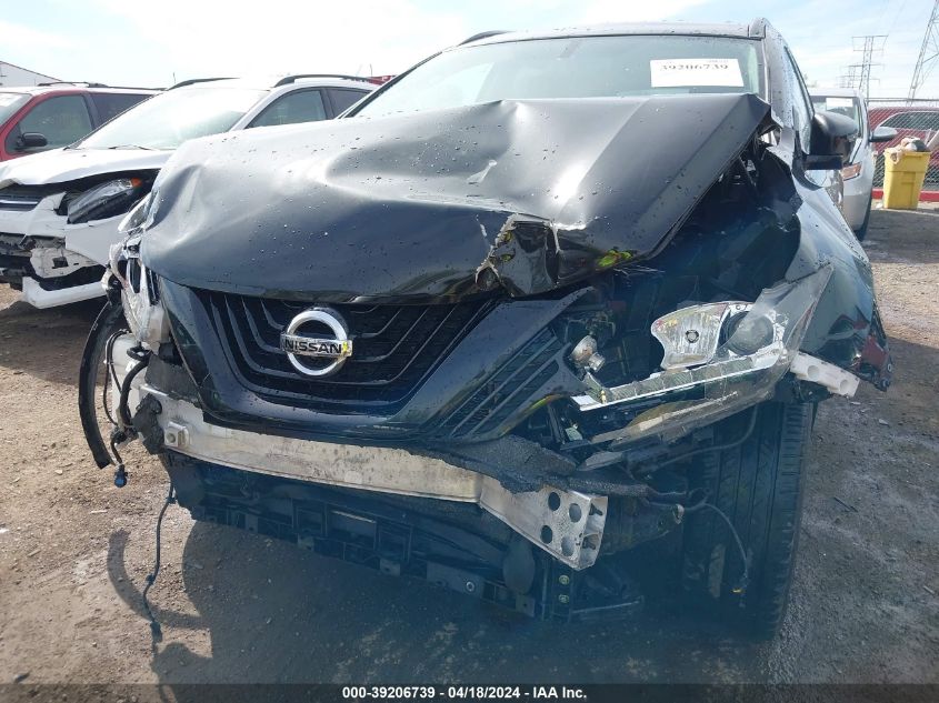 2018 Nissan Murano Sl VIN: 5N1AZ2MH6JN143170 Lot: 39206739