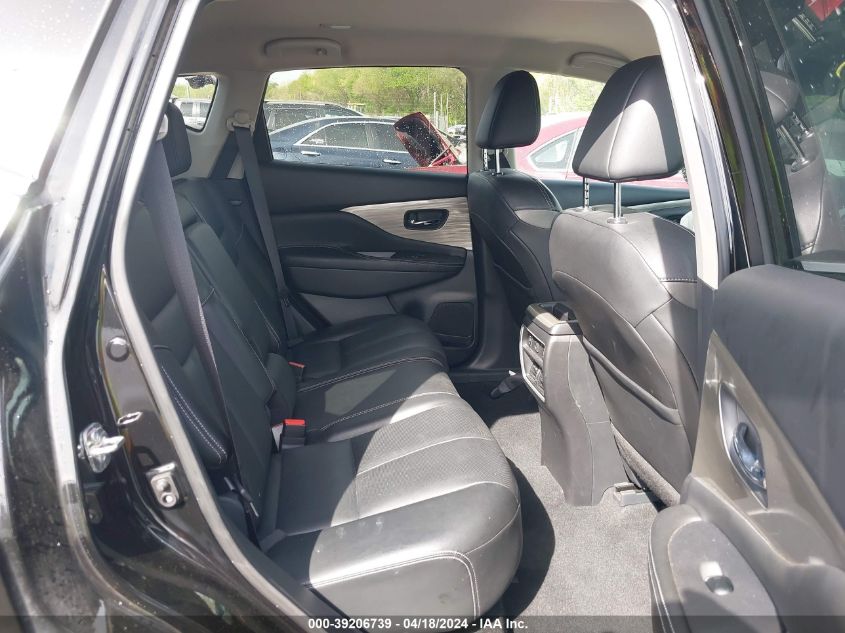 2018 Nissan Murano Sl VIN: 5N1AZ2MH6JN143170 Lot: 39206739