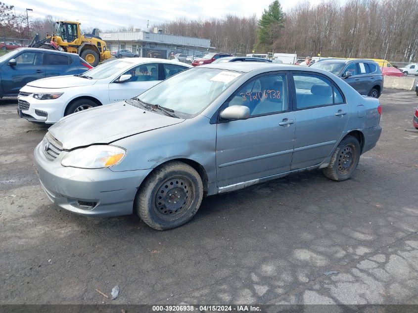 JTDBR38E742044166 | 2004 TOYOTA COROLLA