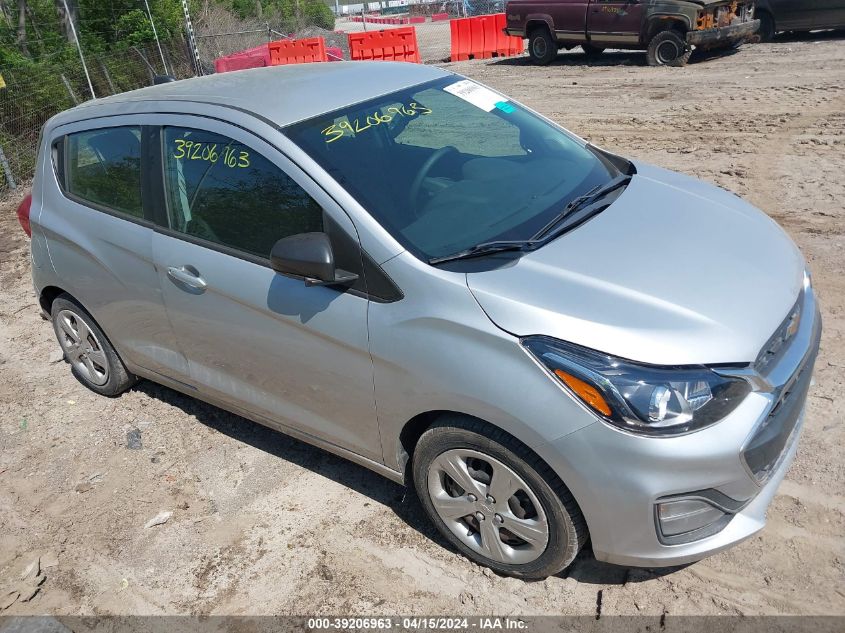 2020 Chevrolet Spark Fwd Ls Automatic VIN: KL8CB6SA9LC401834 Lot: 39206963