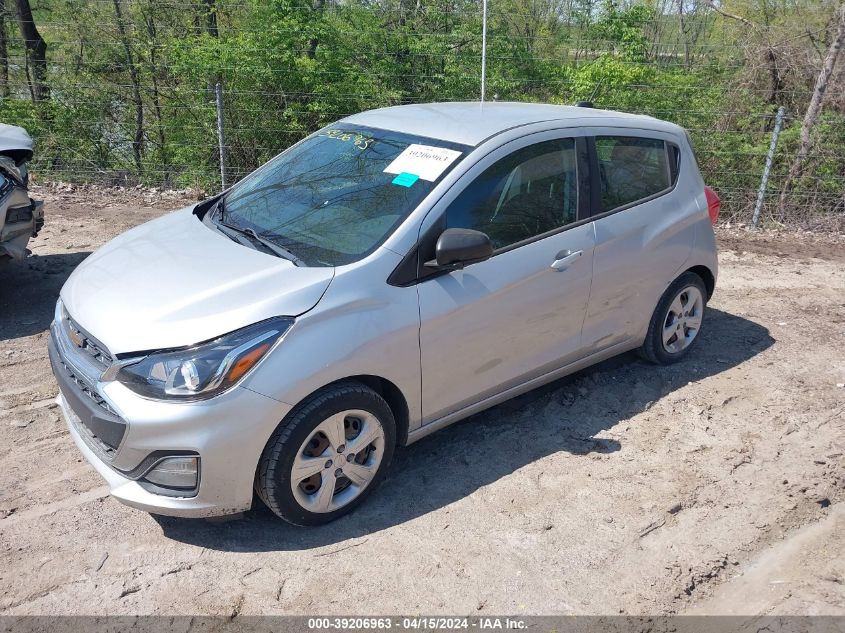 2020 Chevrolet Spark Fwd Ls Automatic VIN: KL8CB6SA9LC401834 Lot: 39206963