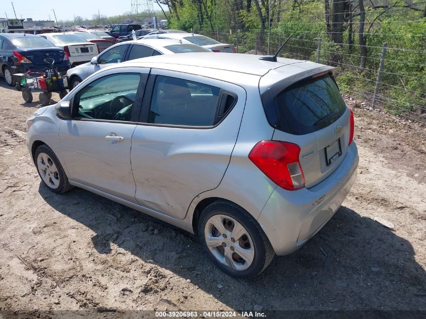 2020 Chevrolet Spark Fwd Ls Automatic VIN: KL8CB6SA9LC401834 Lot: 39206963