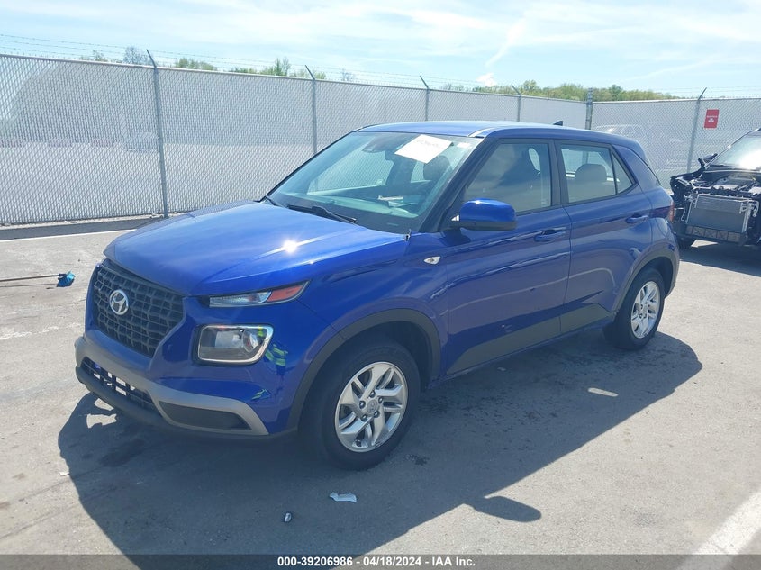 2021 Hyundai Venue Se VIN: KMHRB8A30MU099681 Lot: 39206986