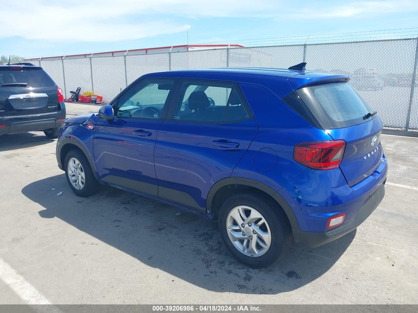 2021 Hyundai Venue Se VIN: KMHRB8A30MU099681 Lot: 39206986